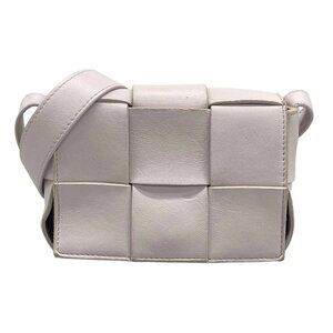 Auth BOTTEGA VENETA Candy Cassette/Maxi Intrecciato - Light Purple Leather